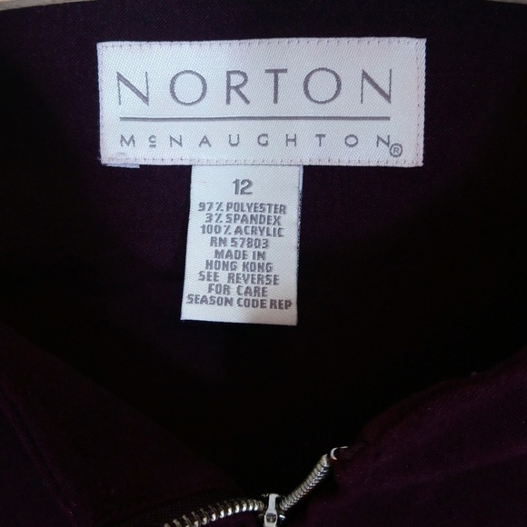 Norton Mcnaughton Burgundy Jacket - Picture 4 of 4